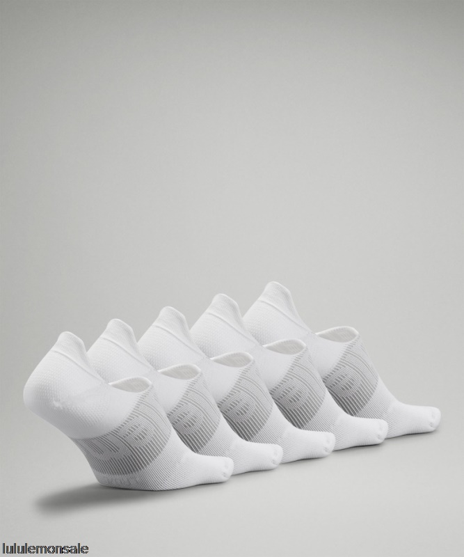 Lululemon Deutschland DELULU896 | Weiße Power Stride No-show Socke Mit Aktivem Griff 5er-pack Nur Online